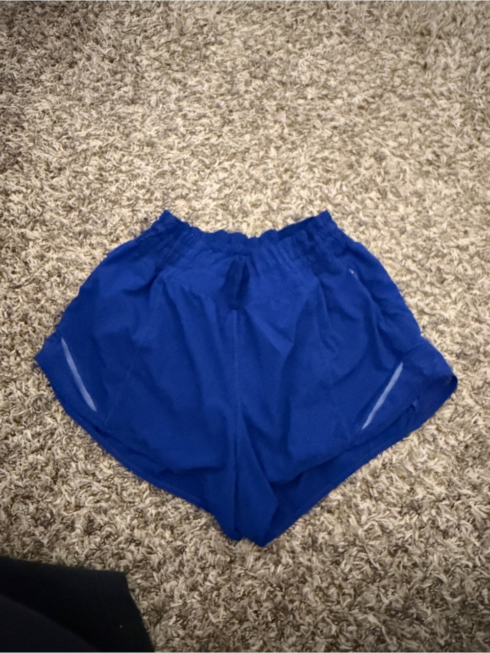 Lululemon- Blue Women's Athletic Shorts - knot in waistband